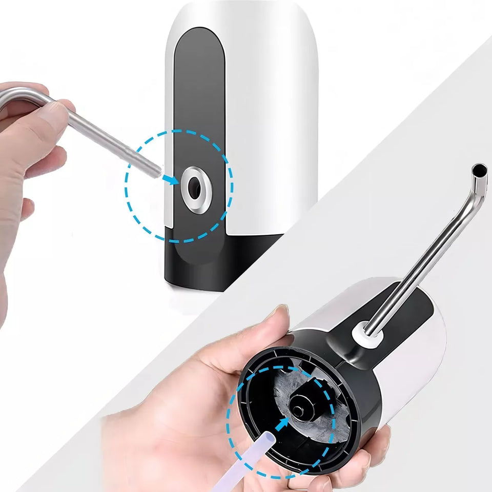 Bomba Dispensador Agua Eléctrico Recargable Botellón Usb Color Na