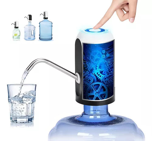Bomba Dispensador Agua Eléctrico Recargable Botellón Usb Color Na