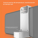 calentador de biberón, con pantalla de temperatura de 6 niveles y batería recargable